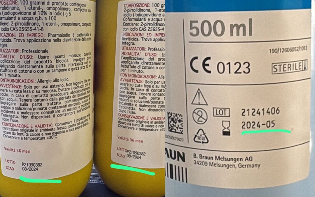 Oggetto: Materiale sanitario scaduto nelle casette dei pronto soccorso dei reparti. Il sindacato Unarma interviene