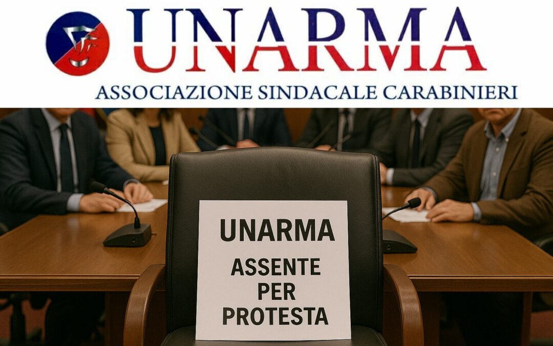 Oggetto: 3 luglio 2025 – UNARMA non partecipa alla riunione tecnica con il Comando Generale: ecco le proposte che avrebbe portato al tavolo