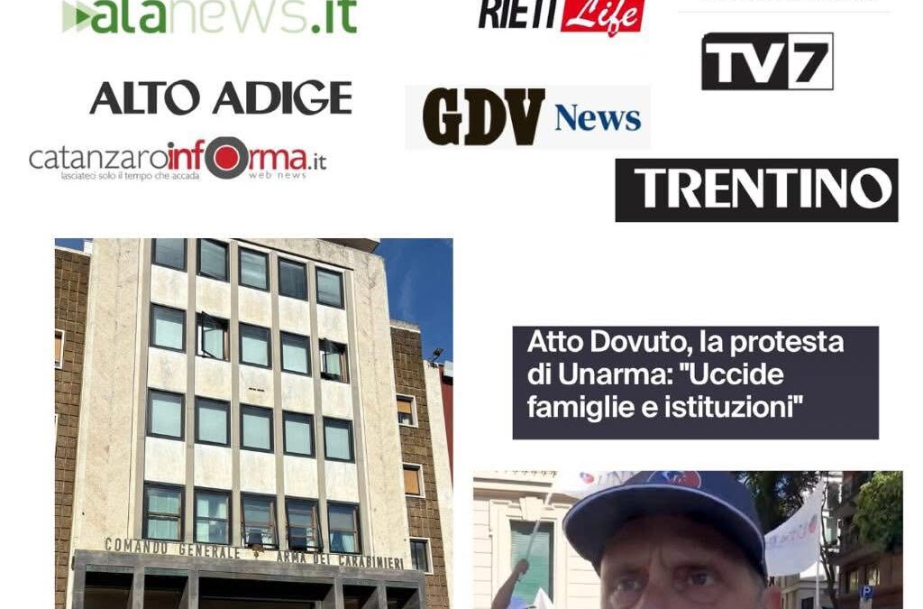 📌 “La voce di UNARMA nei giornali”