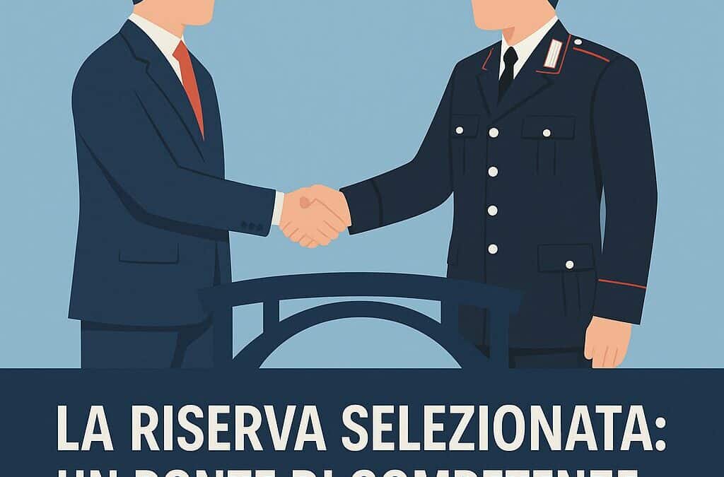 OGGETTO: UFFICIALI DELLE FORZE DI COMPLETAMENTO DELLA RISERVA SELEZIONATA DELL’ARMA DEI CARABINIERI