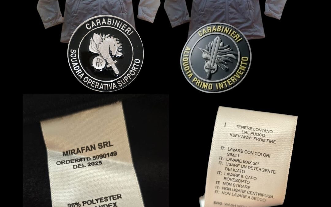 OGGETTO: Giubba “infiammabile” tipo Soft Shell per operatori API/SOS.