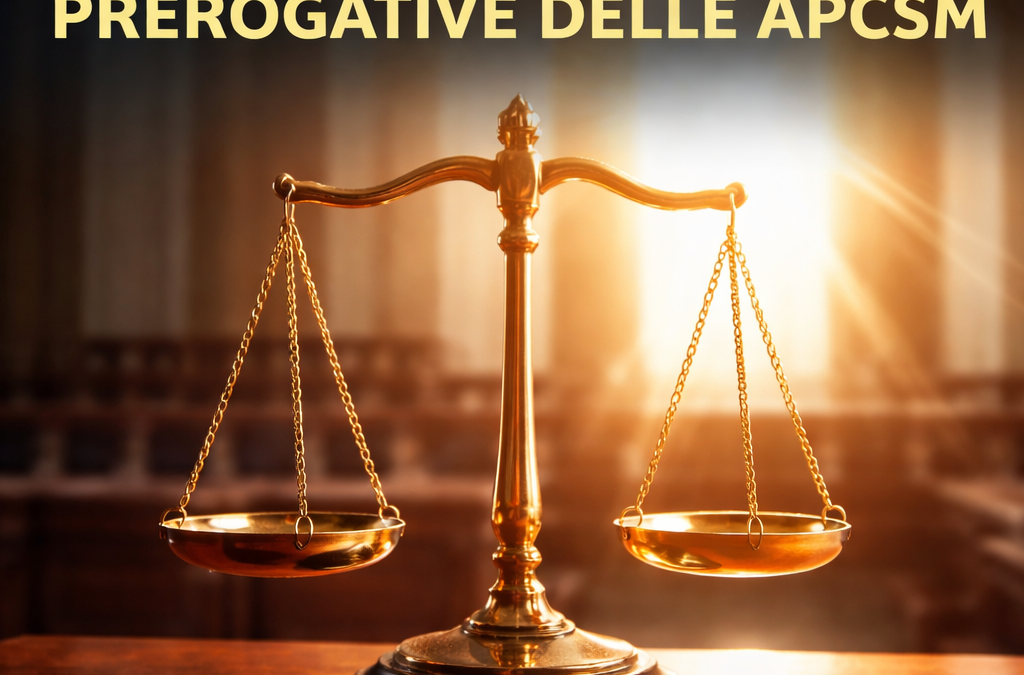 Sentenza storica: riconosciute e ampliate le prerogative delle APCSM