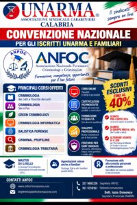 Associazione Nazionale Formatori, Criminologi e Criminalisti Associazione iscritta nella II Sezione dell’Elenco delle Associazioni Professionali in carico al MIMIT