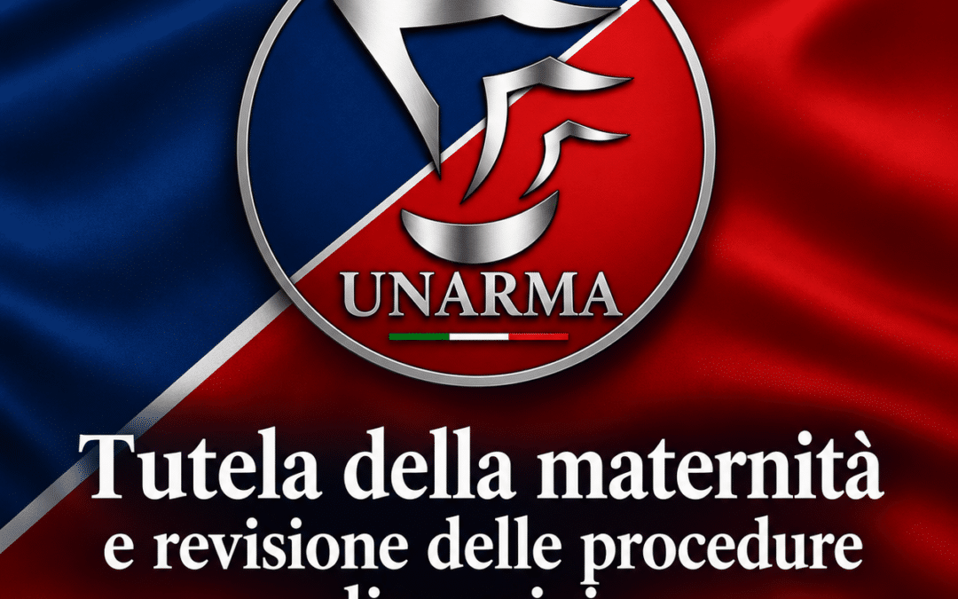 Tutela della maternità e revisione delle procedure di servizio